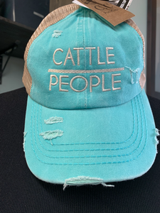 Cattle/People Criss Cross Cap