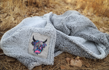 Load image into Gallery viewer, Sherpa Logo Throw Blanket