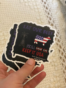Keep it USA sticker.